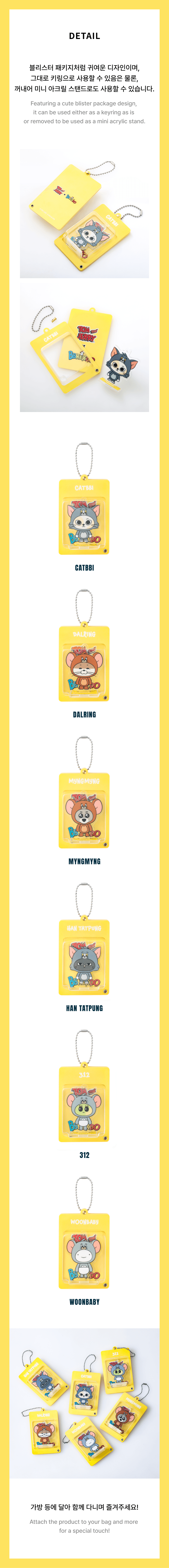 Blister Acrylic Keyring 1 detail