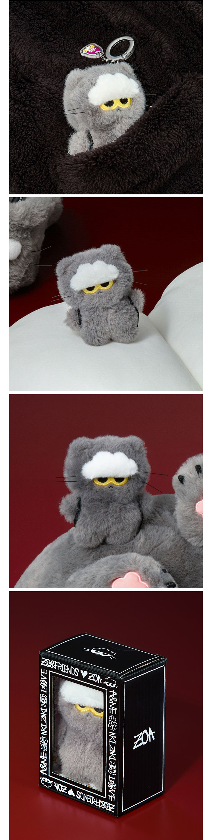 G-DRAGON MINI ZOA PLUSH KEYRING / ZO&FRIENDS [ZOAFUL | Buy at SOOJIB