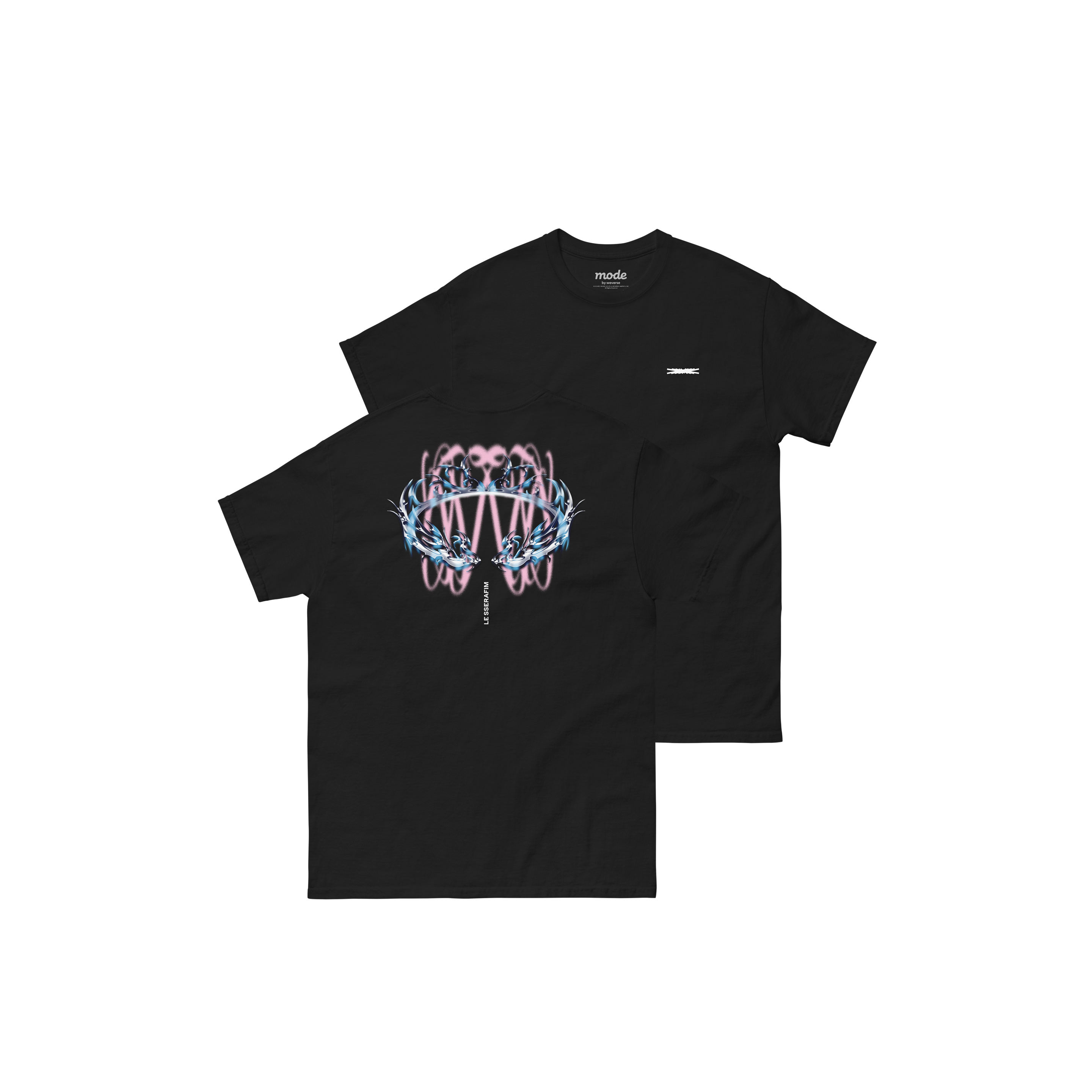 LE SSERAFIM | Chrome Halo S/S Tee (Black)