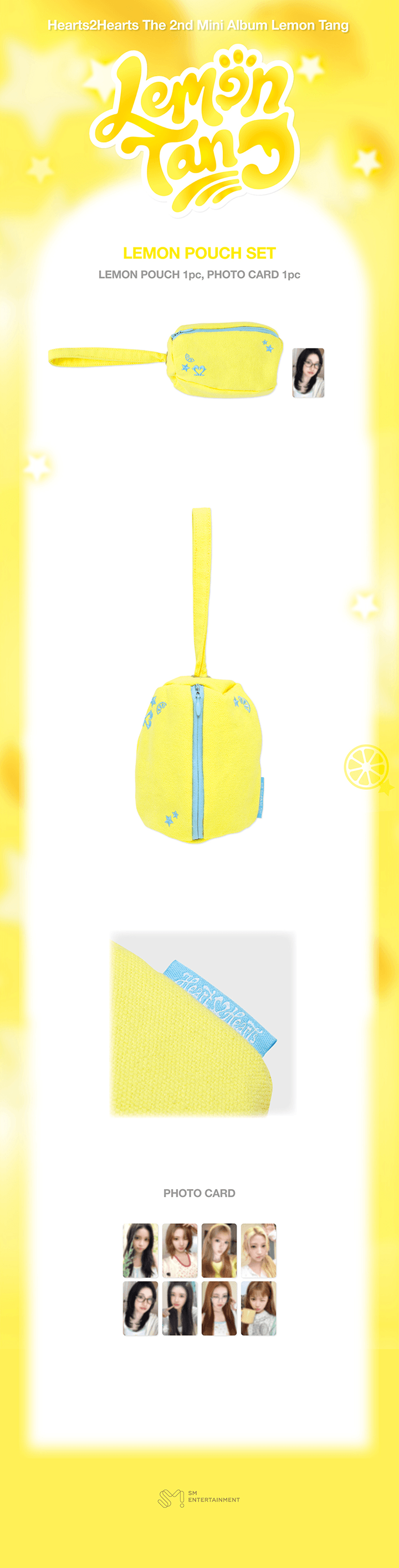 Hearts2Hearts - Lemon Pouch Set [Lemon Tang]