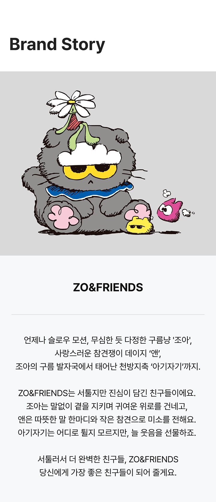 [ZOAFUL WINTER] ZOA MEDIUM PLUSH 3 detail