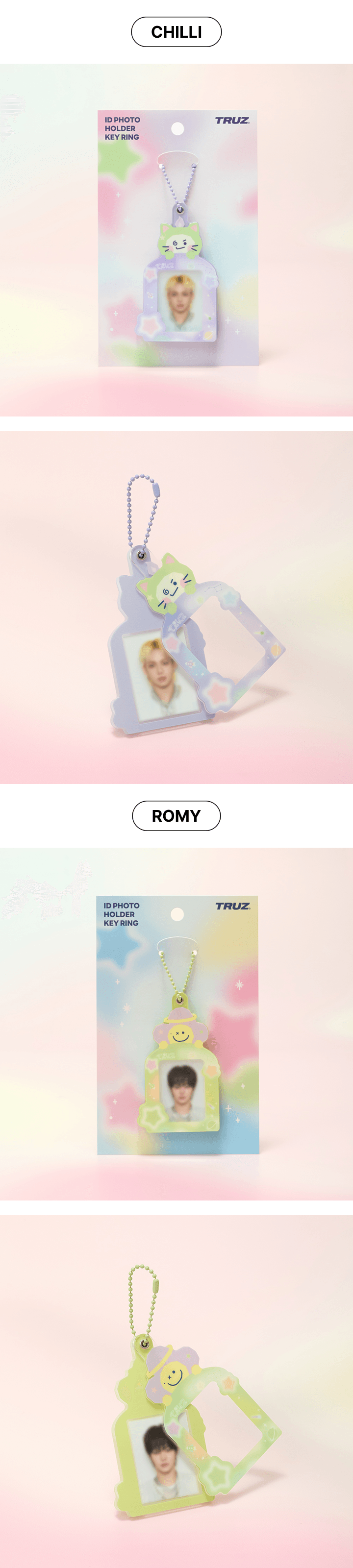TRUZ PLANET PHOTO FRAME KEYRING 2 detail