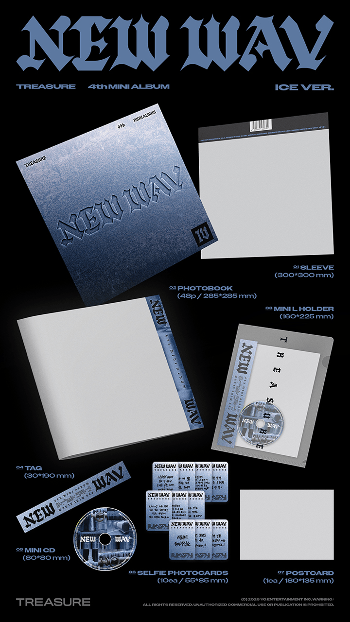 [EARLY-BIRD] 4th MINI ALBUM [NEW WAV] RED VER. / ICE VER. (SET) 2 detail