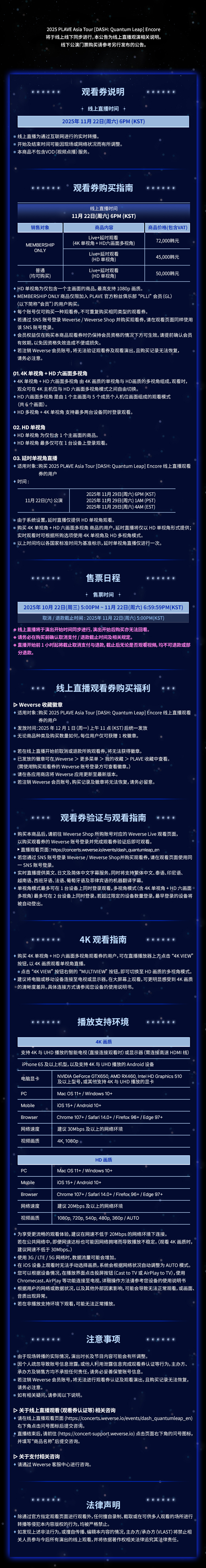 2025 PLAVE Asia Tour [DASH: Quantum Leap] Encore HD Single-view 1 detail