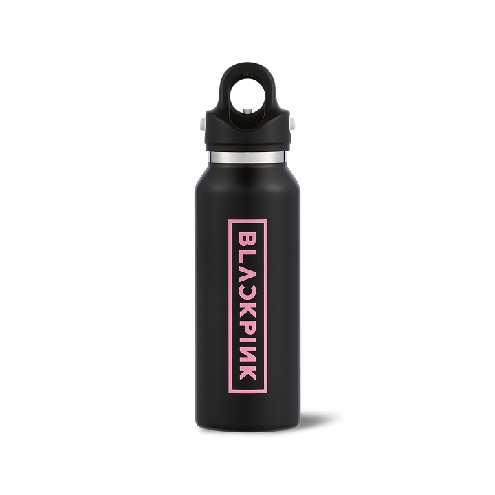 [OFFICIAL LOGO GOODS]REVOMAX（炭酸対応エコボトル）‐BLACKPINK LOGO‐（BLACK/12oz 355ml）