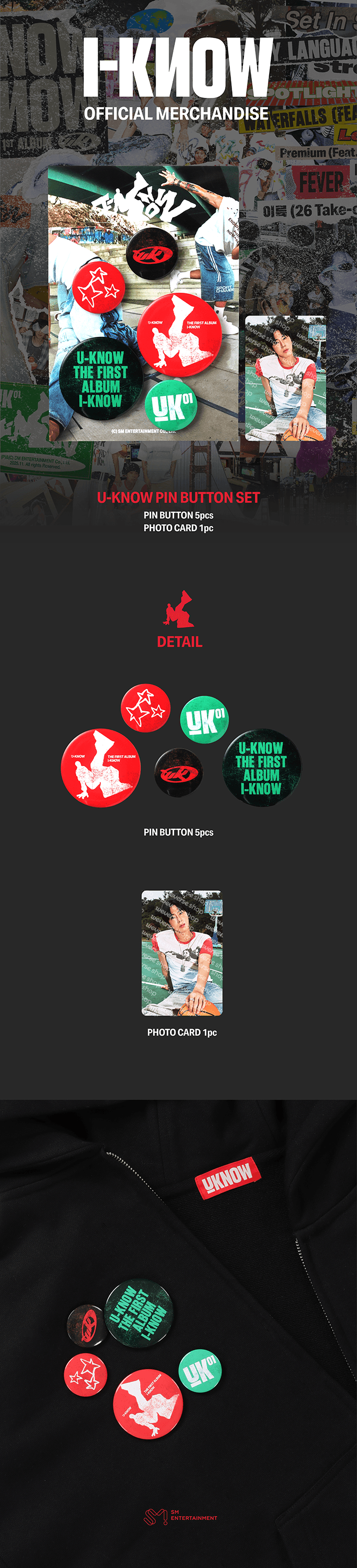 U-KNOW PIN BUTTON SET 0 detail