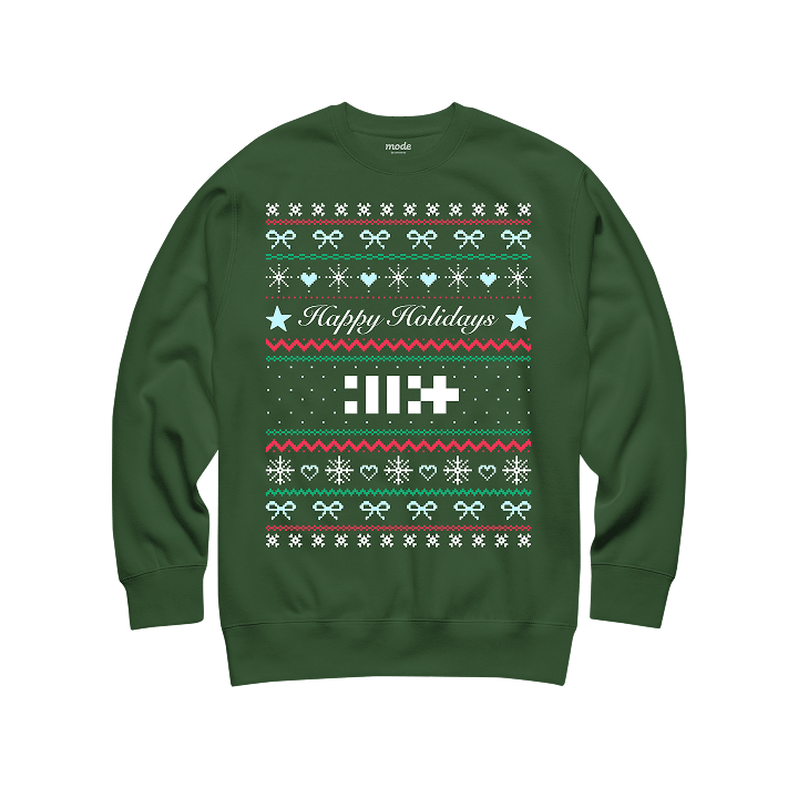 ILLIT Ugly Holiday Sweater (Green)