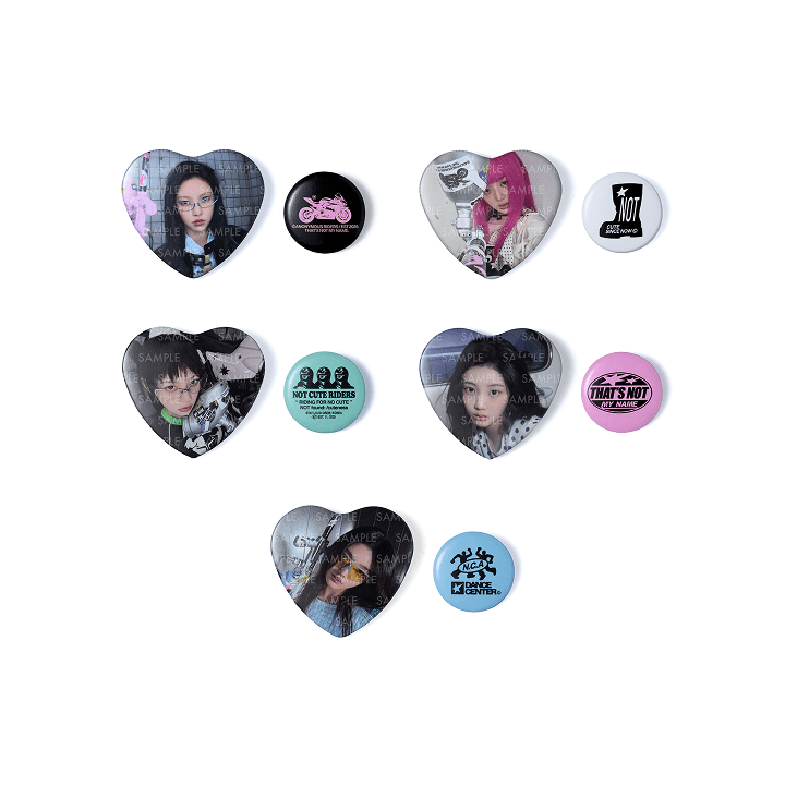 CAN BADGE SET