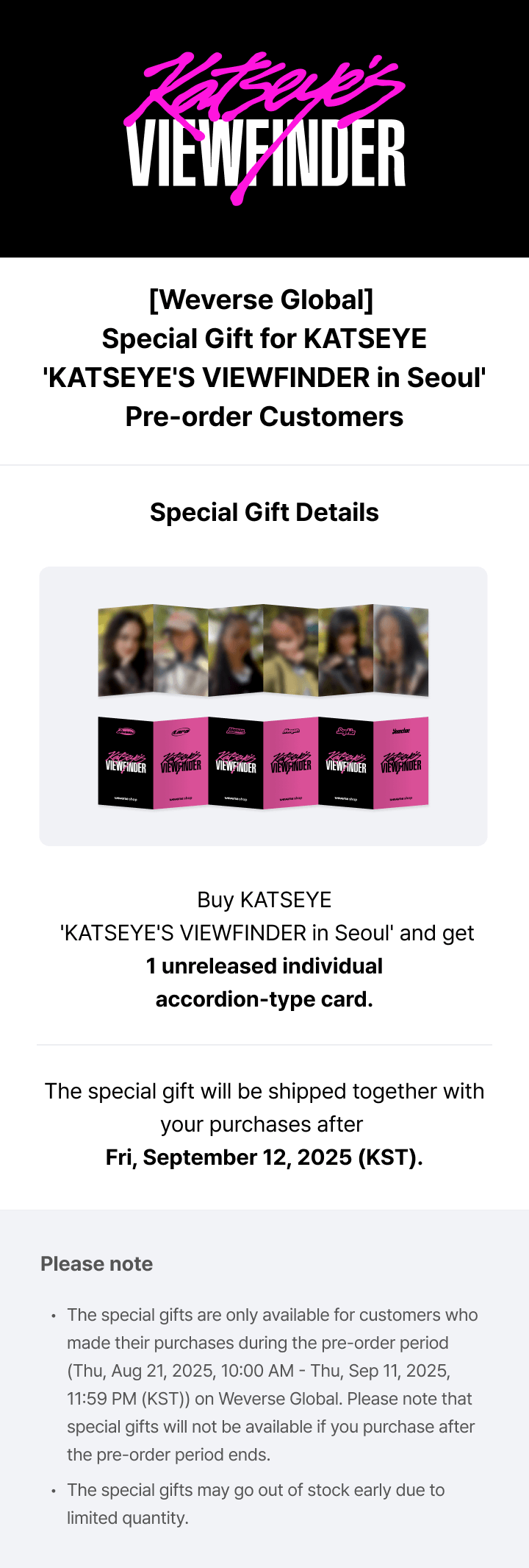 KATSEYE 'KATSEYE'S VIEWFINDER in Seoul' 0 detail