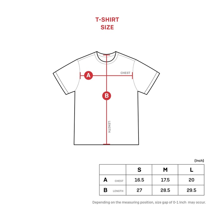 T-SHIRT [MIC DROP : BLACK] 5 detail