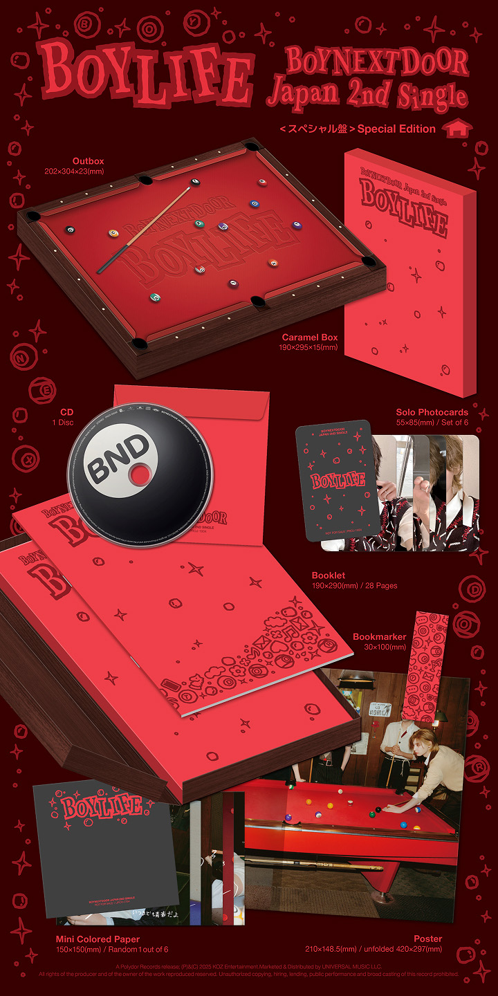 【新品未開封】BOYNEXTDOOR weverseglobal オヌルマン BOYNEXTDOOR | JAPAN 2nd Single 『BOYLIFE』 Special Edition