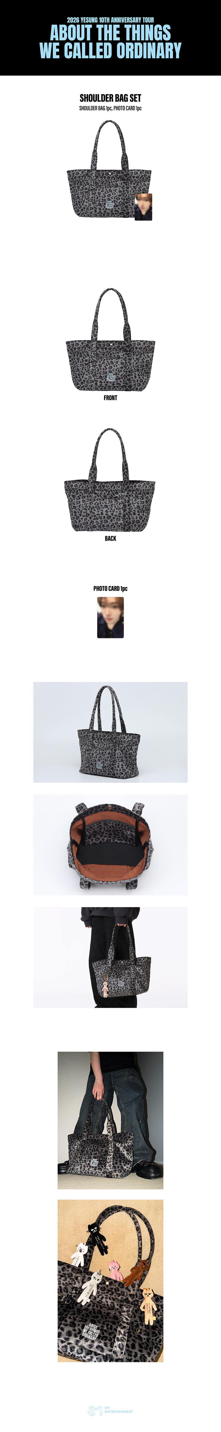 SUPER JUNIOR ABOUT THE THINGS WE CALLED ORDINARY Shoulder Bag Set