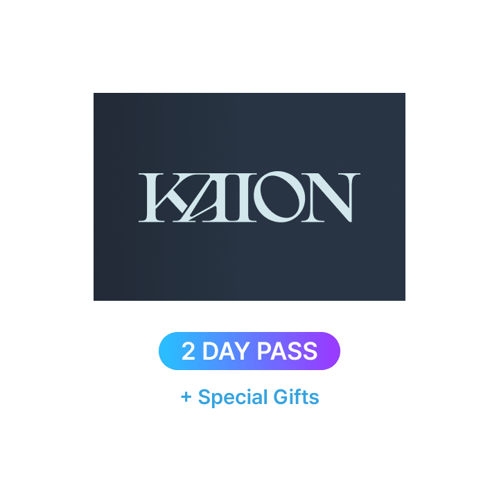 2025 KAI SOLO CONCERT TOUR 〈KAION〉 ENCORE IN SEOUL (Live Only) 2 DAY PASS + Special Gifts