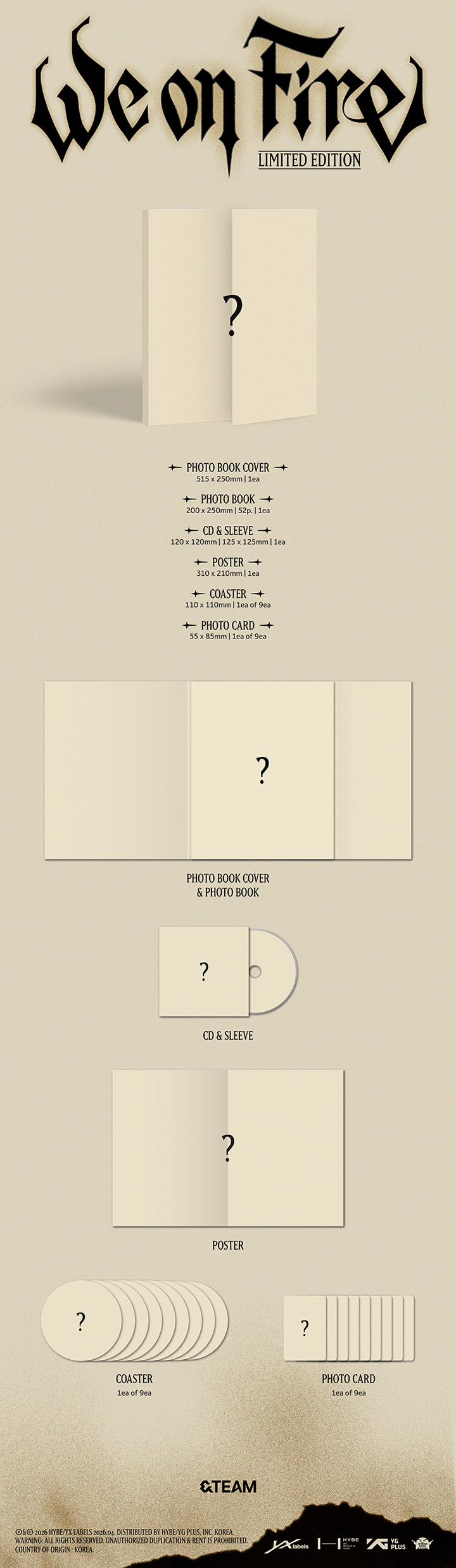 3rd EP 『We on Fire』 LIMITED EDITION 0 detail