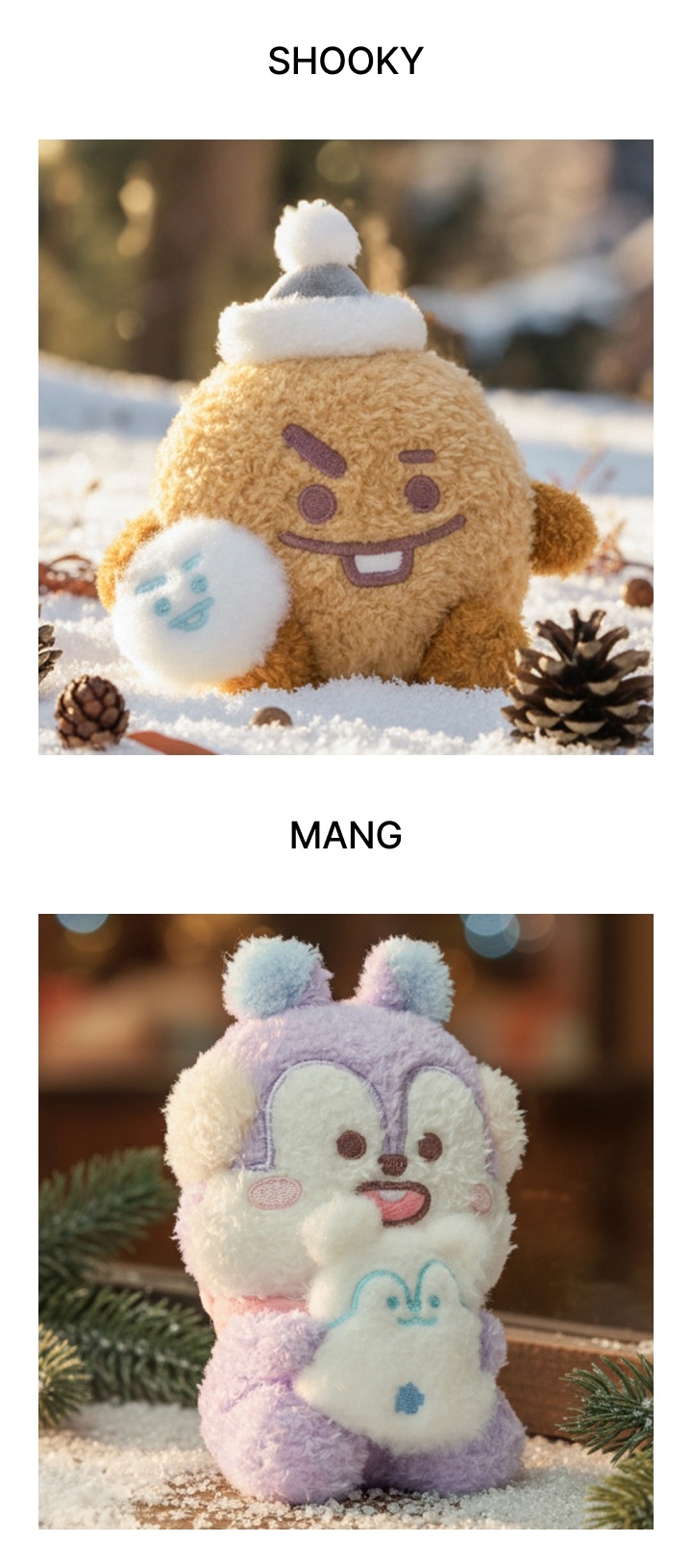 Snowman Plush 1 detail