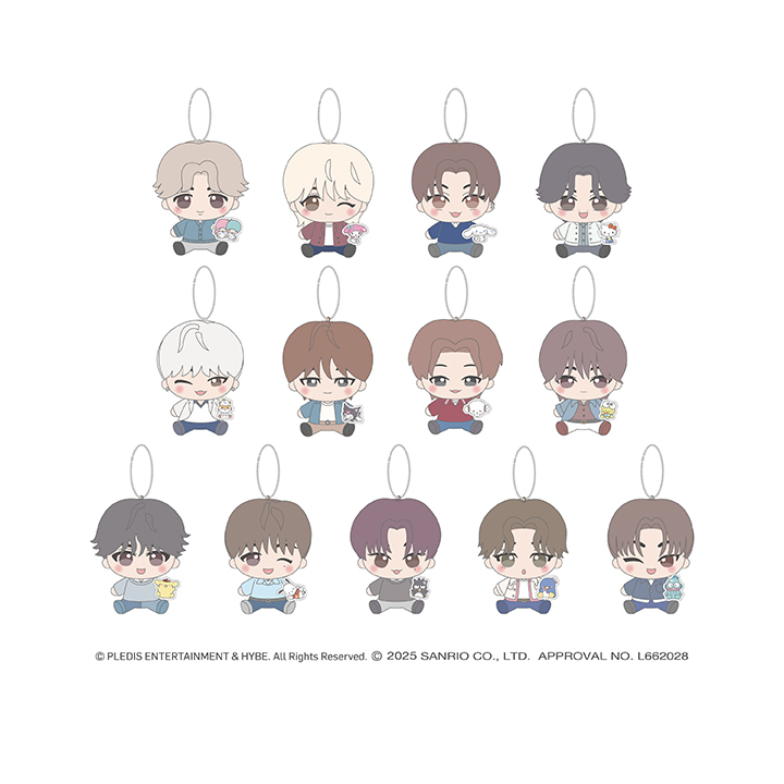 [SEVENTEEN x SANRIO CHARACTERS]マスコットキーホルダー