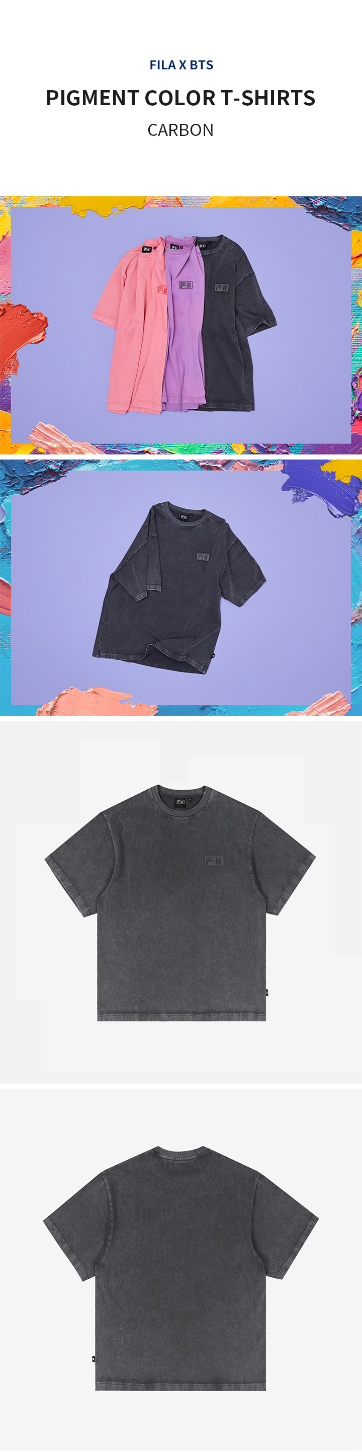 Pigment Color Tshirts (Carbon) Weverse Shop All things for Fans
