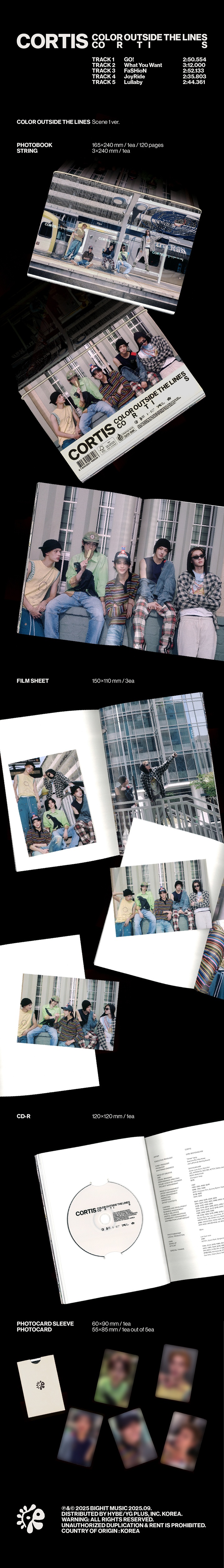 [STUDIO CHOOM] The 1st EP [COLOR OUTSIDE THE LINES] (Random) 1 detail