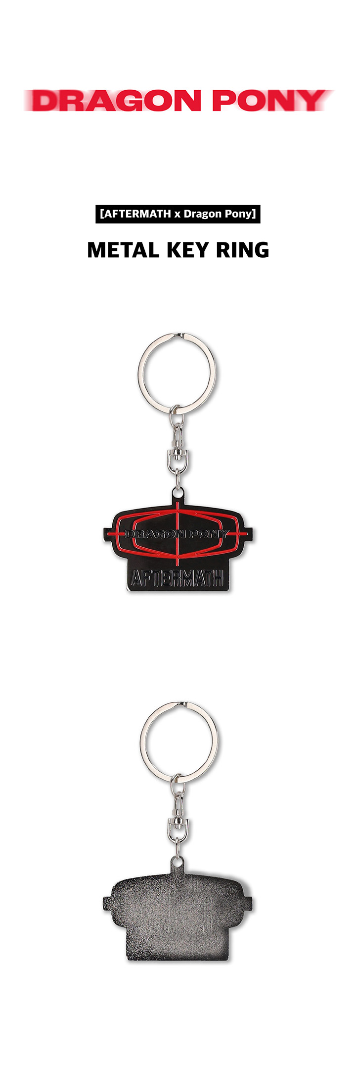 ATM X Dragon Pony [atm X Dragon Pony] Metal Key Ring