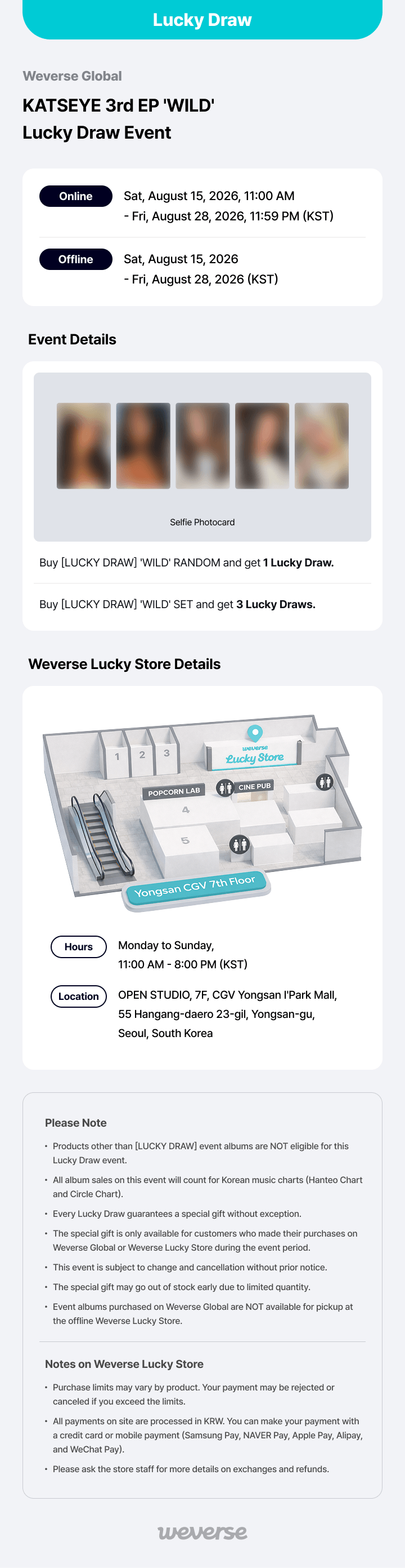 [LUCKY DRAW] 'WILD' (Random) 0 detail