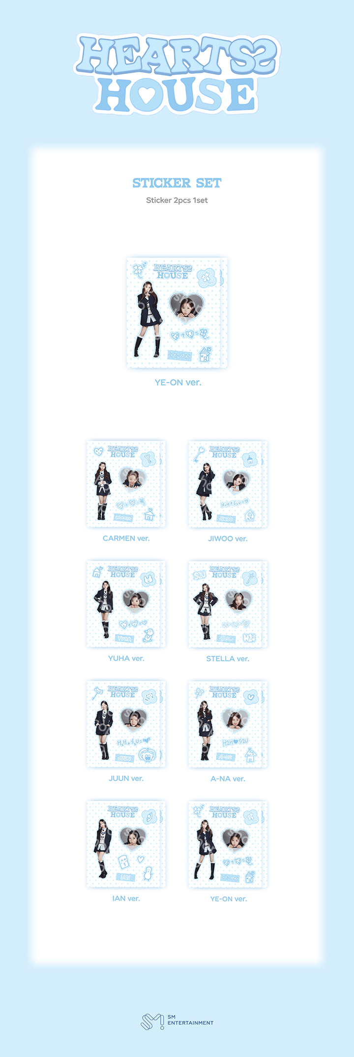 Hearts2Hearts | STICKER SET