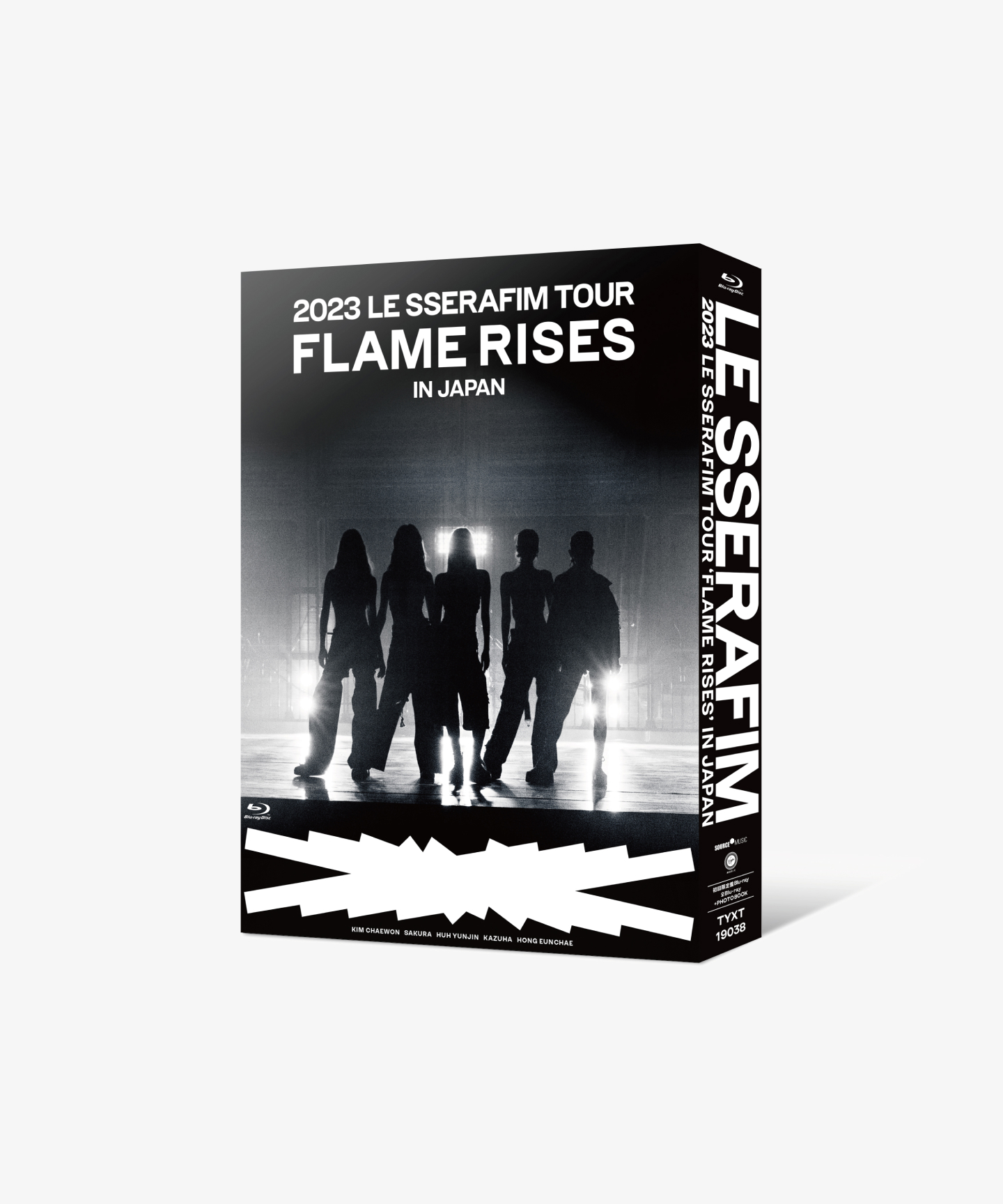 2023 LE SSERAFIM TOUR ‘FLAME RISES’ IN JAPAN 初回限定盤Blu-ray