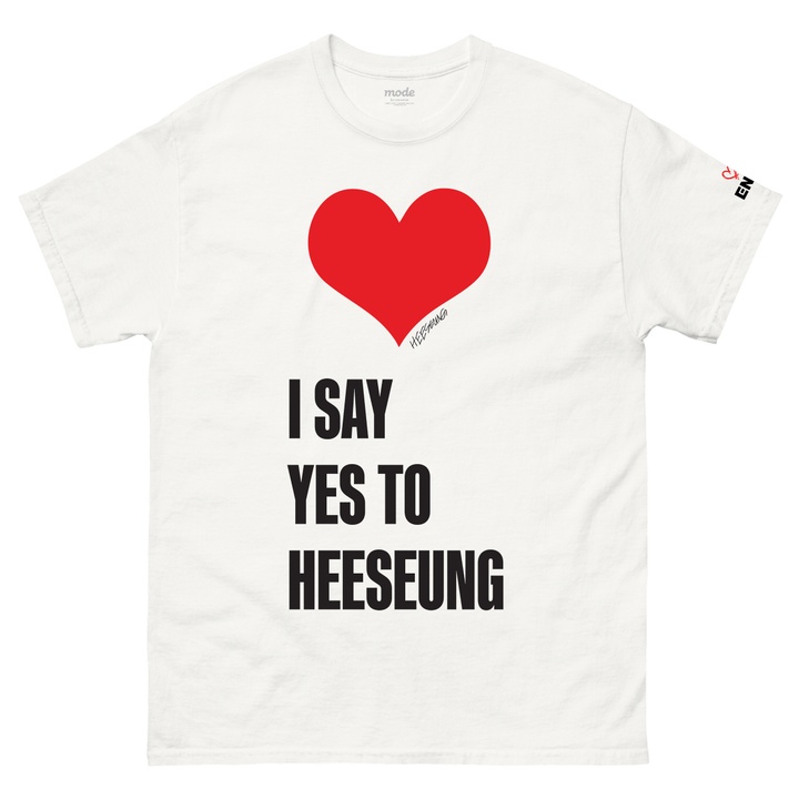 [HEESEUNG] I SAY YES S/S Tee (White)