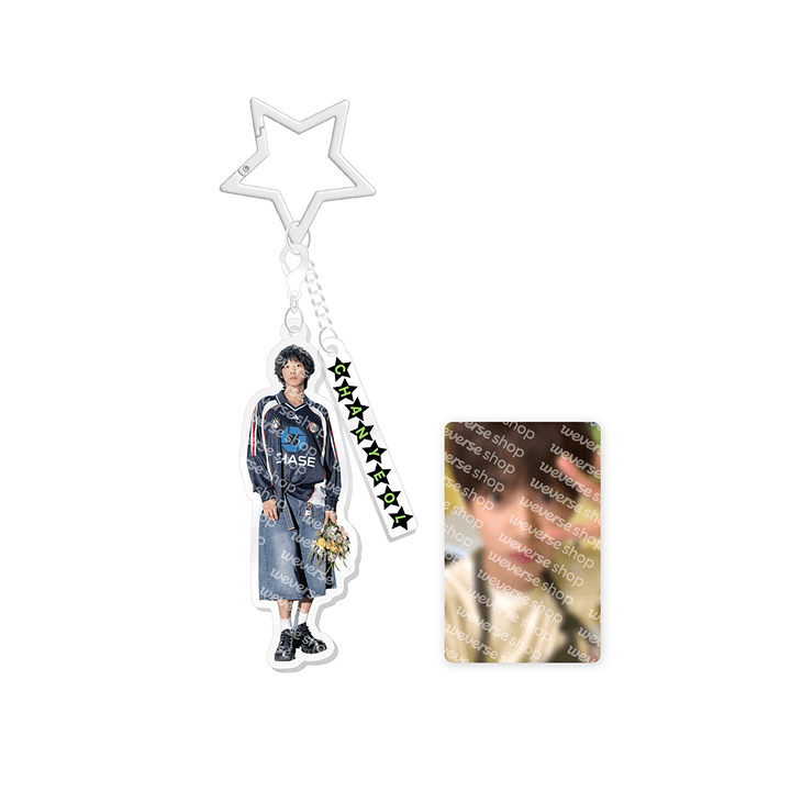 ACRYLIC KEY RING + PHOTO CARD SET