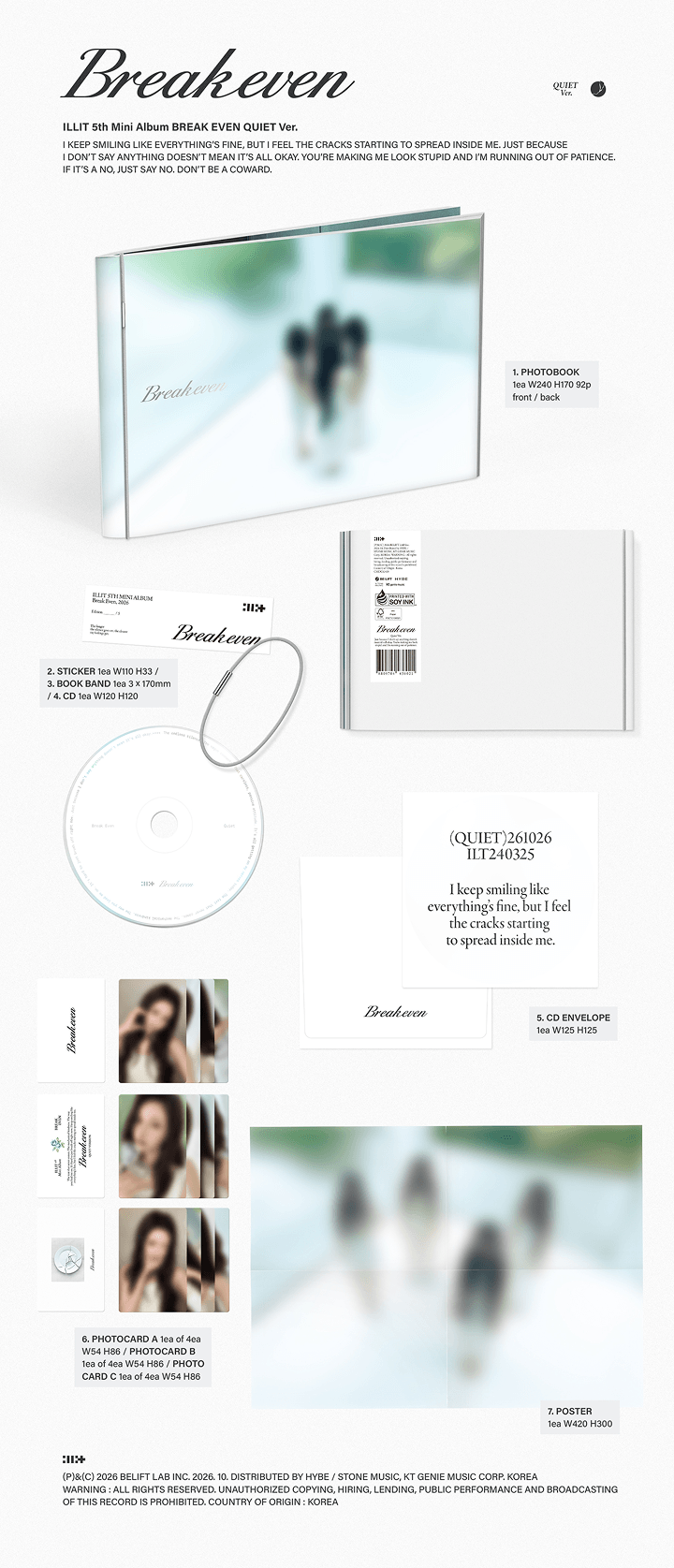 [EARLY-BIRD] 5th Mini Album ‘BREAK EVEN’ (Random) 2 detail