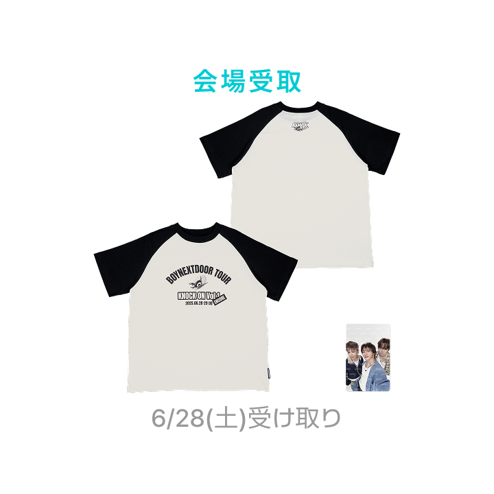BOYNEXTDOOR | [6/28(土)受け取り]S/S T-SHIRT(WHITE)