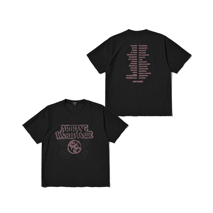 [ARIRANG]S/S Tour T-Shirt (Black) (JP Ver.)