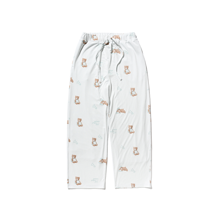 [gelato pique meets JIN] BEAR PATTERN LONG PANTS (MINT)