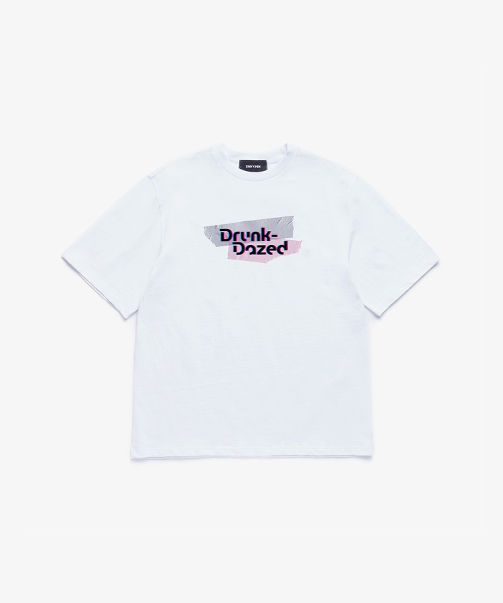 [BORDER : CARNIVAL] T-SHIRT DRUNK DAZED (white)_0