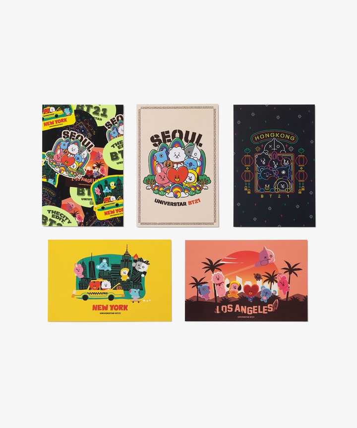 20 City Postcard Set_0