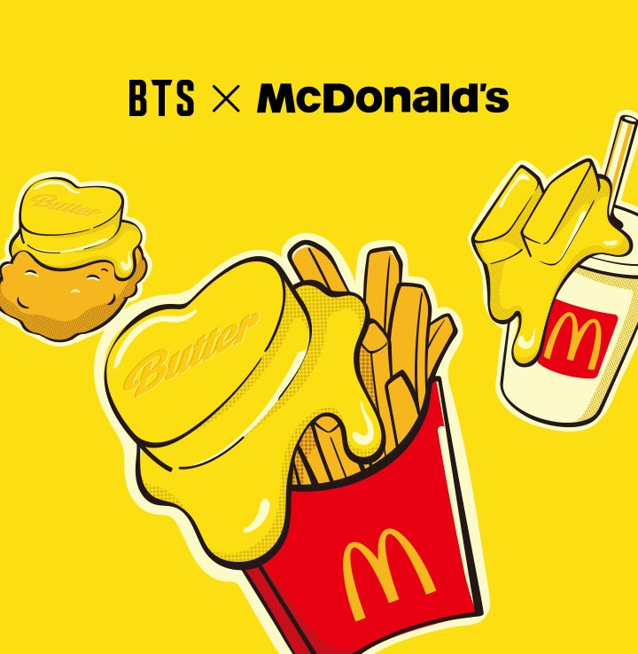 BTSxMcD] Melting Silicone Phone Strap (Soda) 0 detail