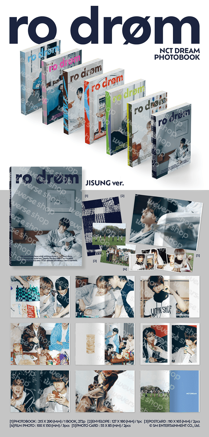 NCT DREAM PHOTOBOOK [Ro drøm] JISUNG ver. 0 detail
