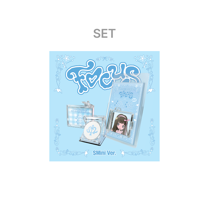 Hearts2Hearts | The 1st Mini Album 'FOCUS' (SMini ver.) (Set)