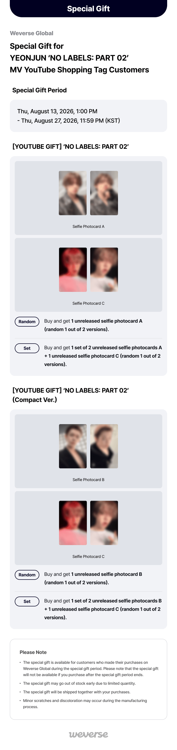 [YOUTUBE GIFT] 'NO LABELS: PART 02' (Random) 0 detail