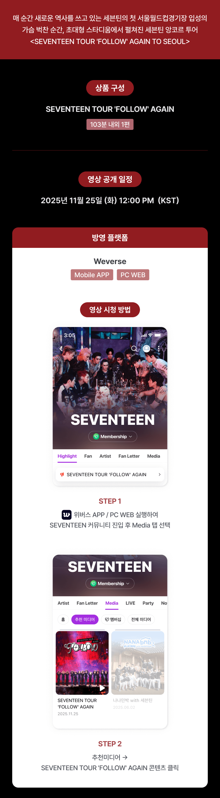 SEVENTEEN TOUR 'FOLLOW' AGAIN 1 detail