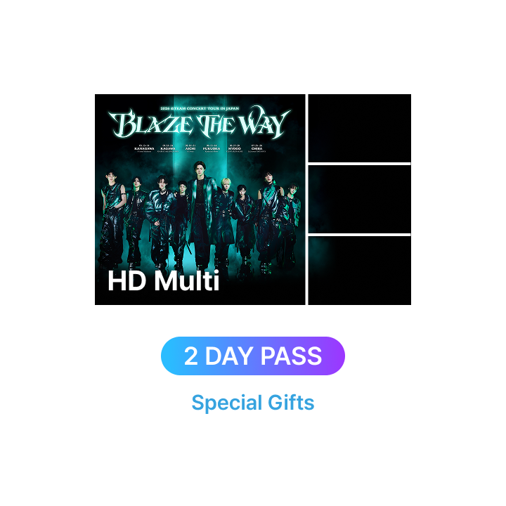 &TEAM | (2 DAY PASS) HD Multi-view 2026 &TEAM CONCERT TOUR 'BLAZE