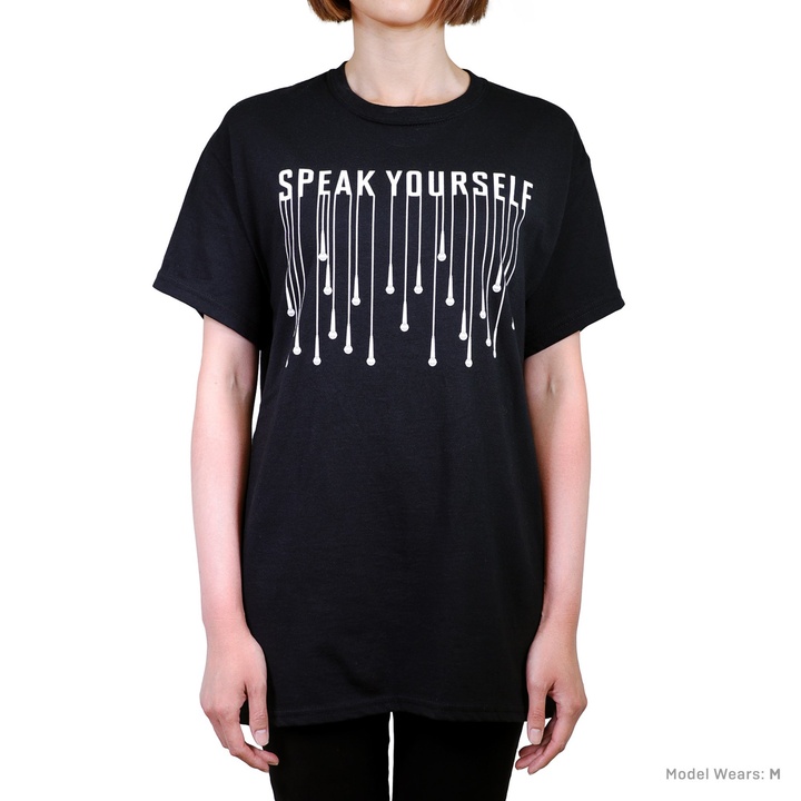 T-SHIRT [MIC DROP : BLACK] 4 detail