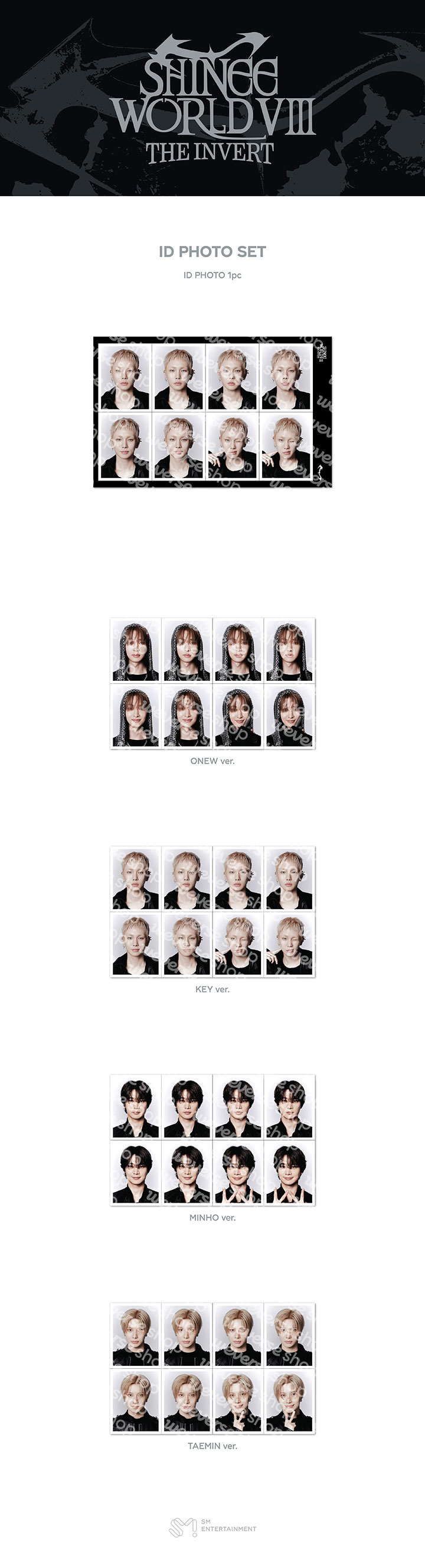 SHINee ID PHOTO SET