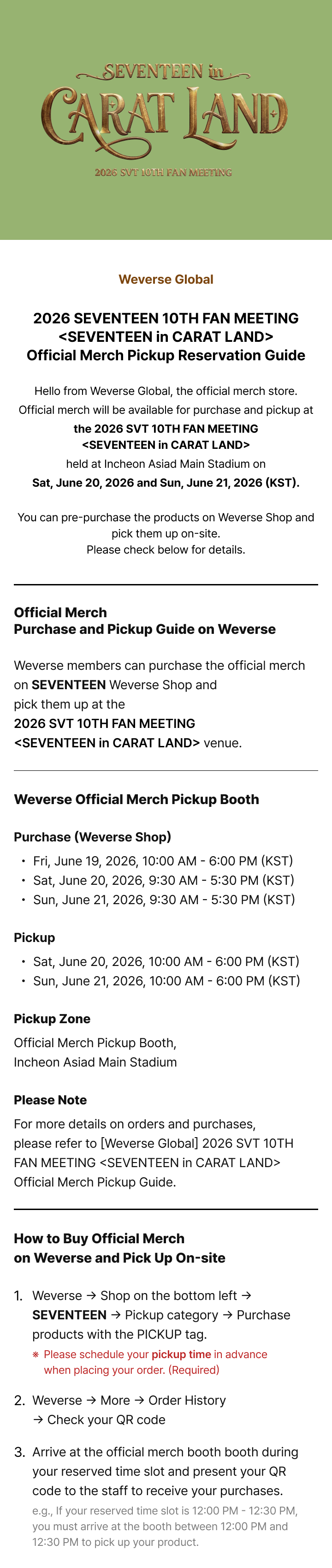 Weverse Global] 2026 SEVENTEEN 10TH FAN MEETING <SEVENTEEN in