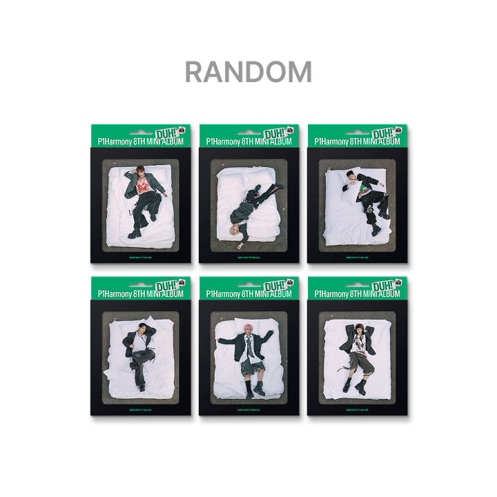 P1Harmony DUH! アルバム H ver. テオ　サイン　新品未開封 P1Harmony - DUH! [8th Mini Album - Signed U.S. Exclusive Ver
