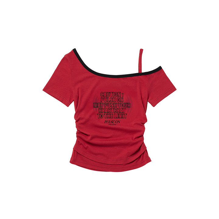 [PULSEONTOUR] TREASURE OFF-SHOULDER T-SHIRT