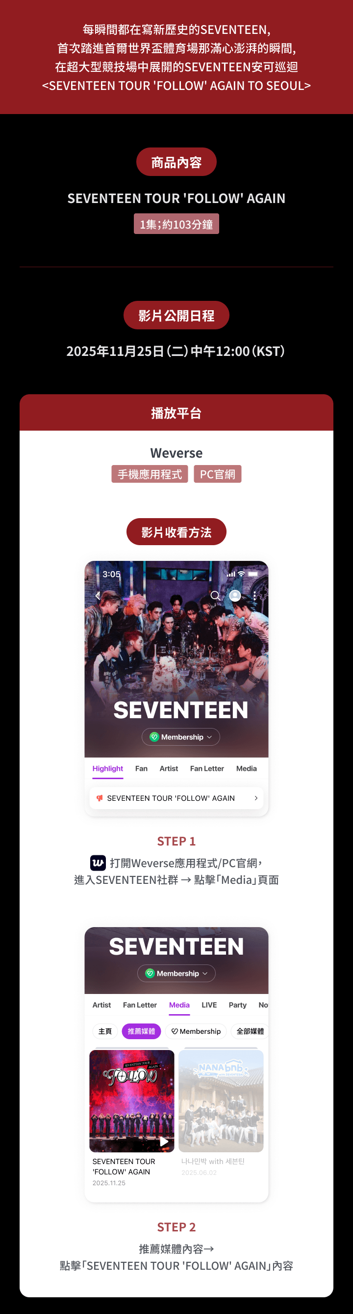 SEVENTEEN TOUR 'FOLLOW' AGAIN 1 detail