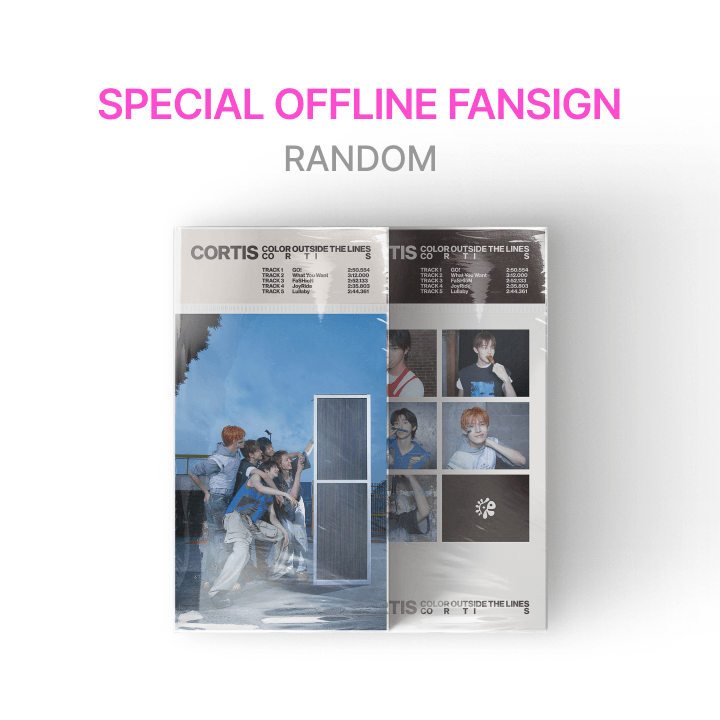 [SPECIAL OFFLINE FANSIGN] The 1st EP [COLOR OUTSIDE THE LINES] (Weverse Albums ver.) (Random)