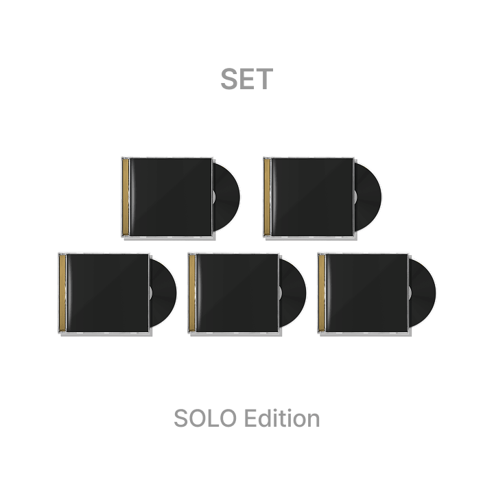 JP 3rd Album 『Starkissed』 MEMBER SOLO Edition 5 SET 