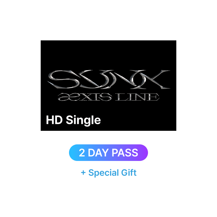 2025 aespa LIVE TOUR -SYNK : aeXIS LINE- HD Single-view 2DAY PASS + Special gift