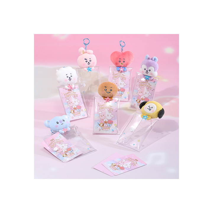 Clear Plush Pouch Keyring Beyond The Journey